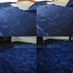 Deep Blue Wall to Wall Carpets 12mm