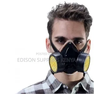 Respirator Safety Mask Gas Chemical Respirator Mask 2 Nozzle