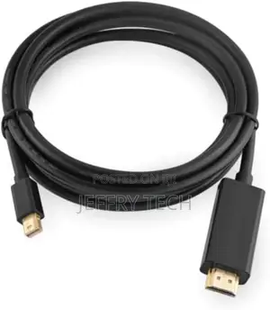 Mini DP Male to HDMI Cable , Aluminum Braided Uni-Directio