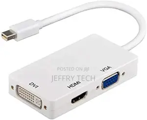 Mini Display Port to HDMI DVI VGA Adapter 3 in 1 Converter