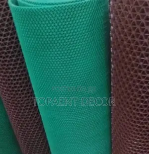 Brown and Green Perforated PVC ANTISLIP MATS
