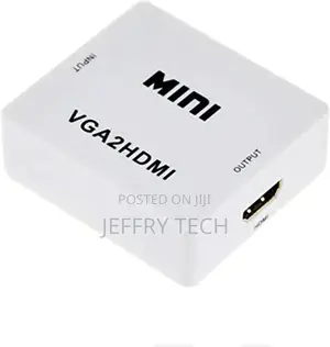 2B VGA and Audio Source Adapter to HDMI Input - White, CV-21