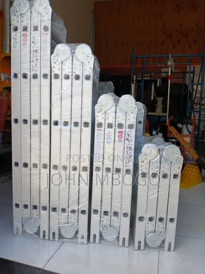 Aluminium Multifolding Ladder . Multipurpose Ladder