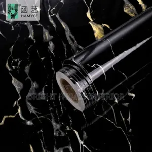 Marble Black Contact Paper
