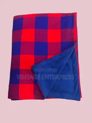 Maasai Fleece Blanket(Throw Blanket)