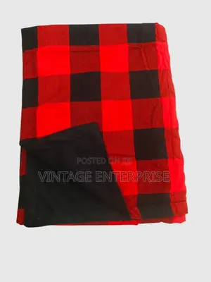 Maasai Fleece Blanket(Throw Blanket)