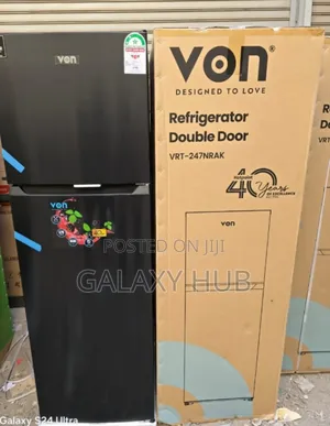 Von 247 Litres Double Door Refrigerator