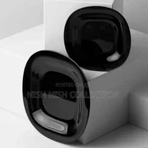  *11" Carine Black Square Dinner Plate