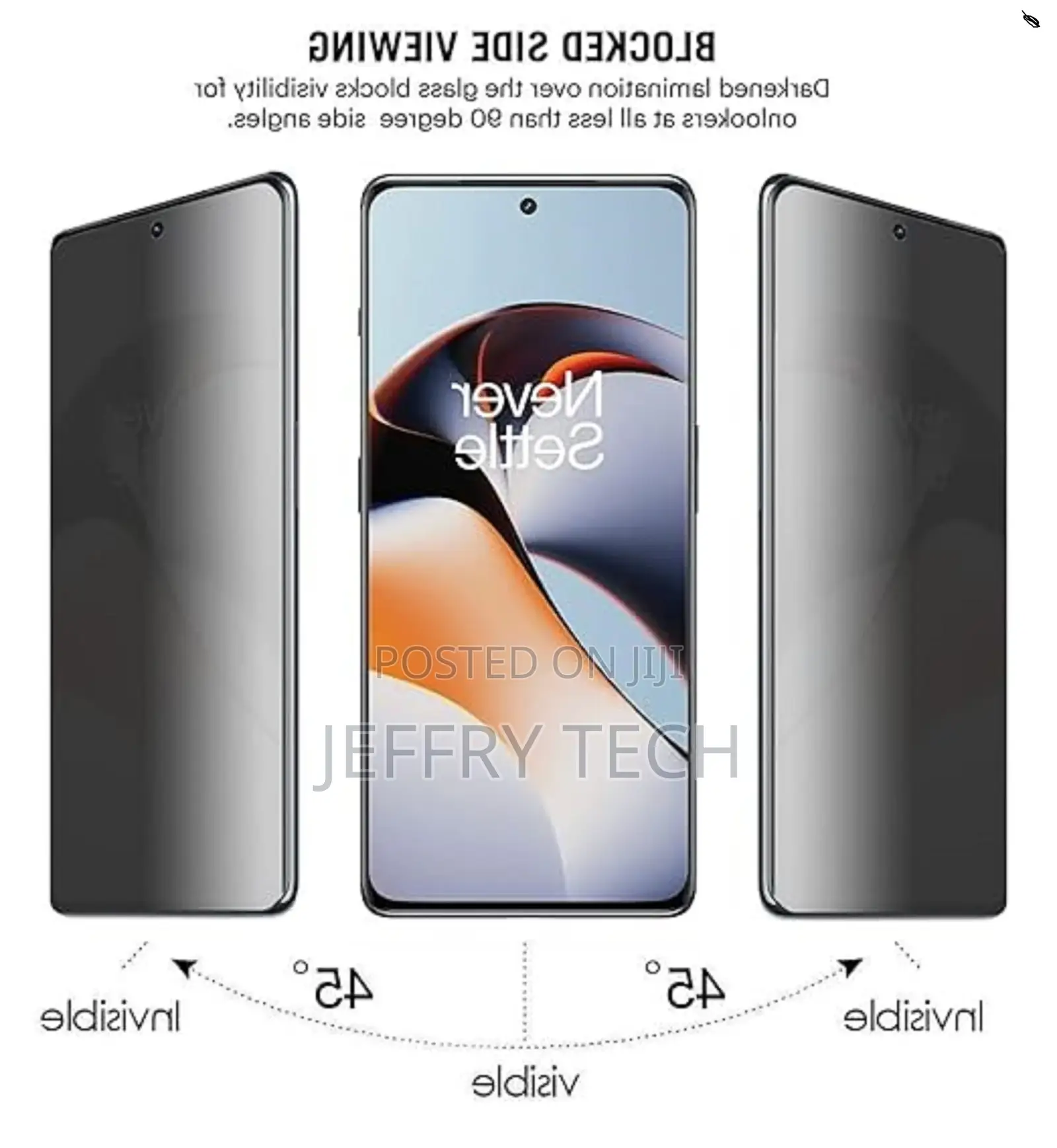 Ceramic Privacy Screen Protector Oppo Reno 10