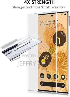 Ceramic Pixel 6 Pro Screen Protector, Tempered Glass