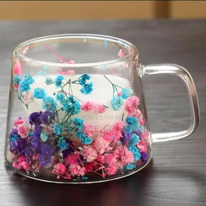 Floral Dry Flowers Cup Simple Heat Resistant.