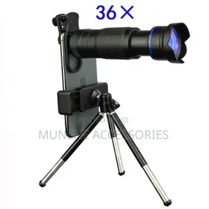36X Telephoto Phone Zoom Magnifying Lens Phone Holder Tripod