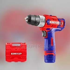 EMTOP ECDL12622 Lithium-Ion Cordless Drill