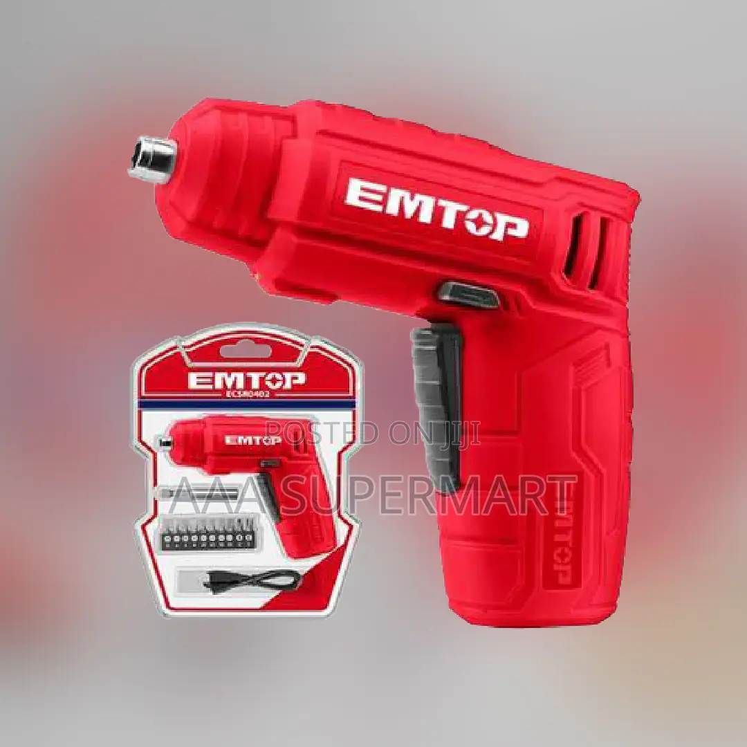 Emtop Ecsr0402 Lithium Ion Cordless Screw Driver