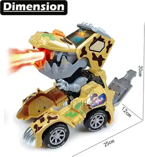 Dinosaur Transformation Car Toy for Kids,