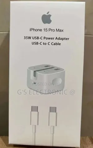 iPhone 15 Pro Max Charger 35 Watts