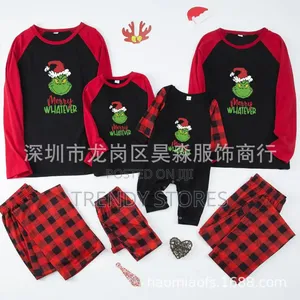 Grinch Themed Christmas Pajamas