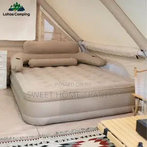 Inflatable Bed With Backrest , 300kg