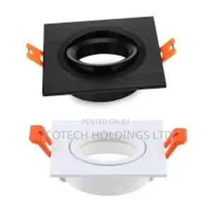 Quality Anti Glare Recessed Adjustable Single Ceiling Frame
