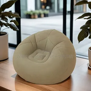 Inflatable Bean Bag With Free Manual Pump Blue,Red,Green
