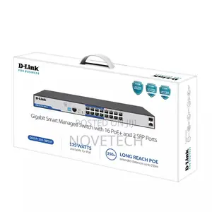 DGS-F1210-18PS D-Link Switch 16 Poe + 2 SFP Ports.