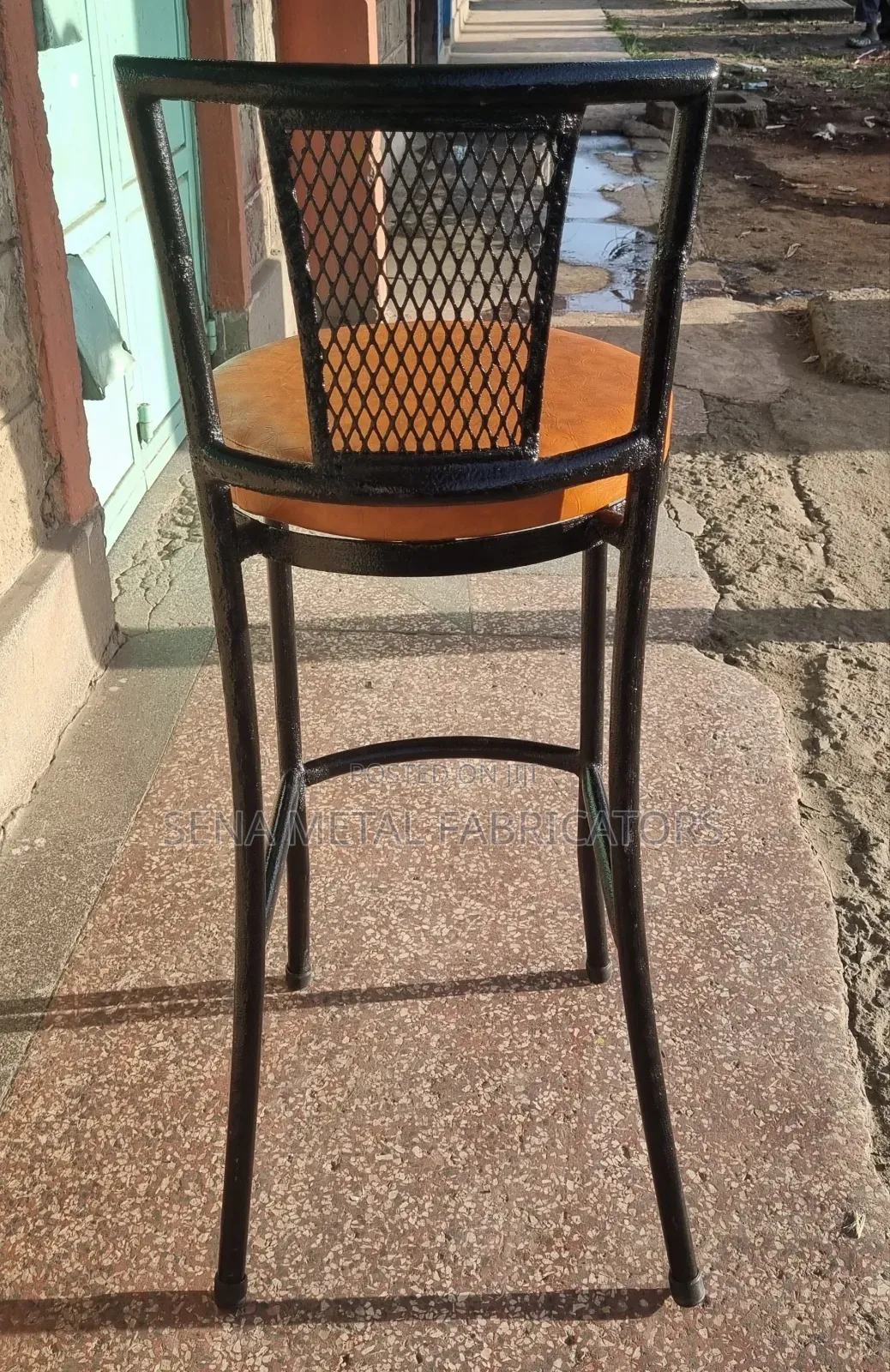 Pattern Bar Stools or Counter Stools With Powder-Coating