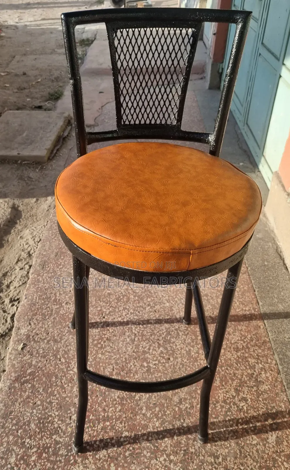Pattern Bar Stools or Counter Stools With Powder-Coating