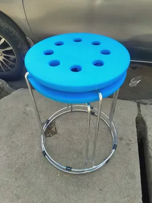 Blue Stackable Stools