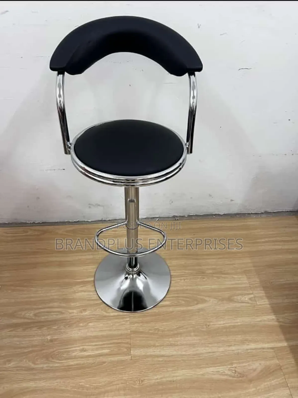 Black Kitchen/Studio/Bar Swivel Stool