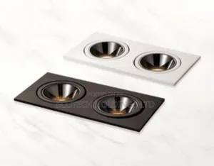 Unique Anti Glare Recessed Adjustable Double Ceiling Frame 2