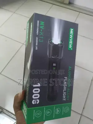 Newvew Aluminum Alloy Flashlight Torch With Zooming Light