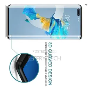Huawei Mate 40 Pro Tempered Glass Screen Protectorfull Glue
