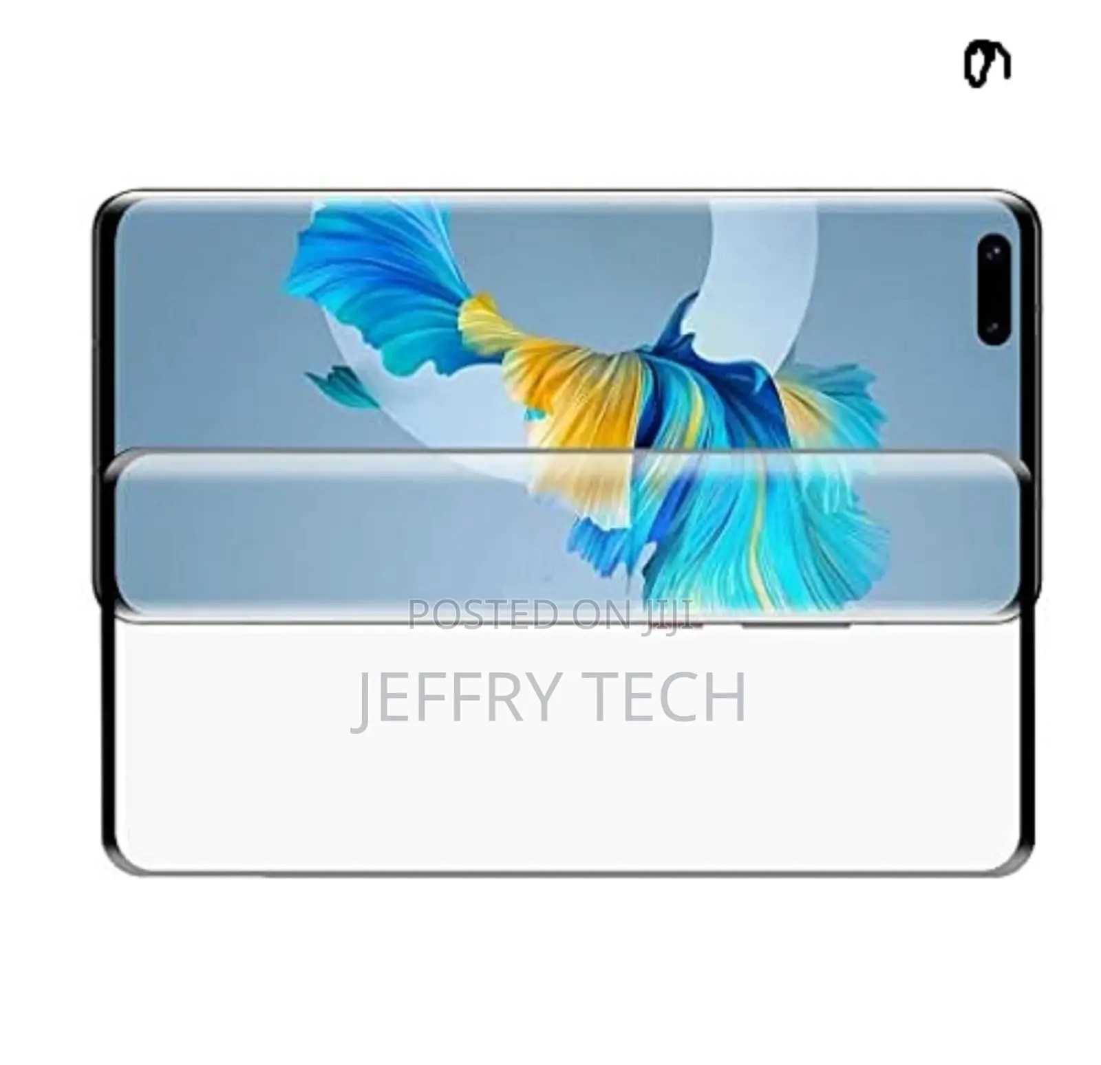 Huawei Mate 40 Pro Tempered Glass Screen Protectorfull Glue