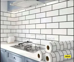 Bricks Contact Paper White Contact Paper