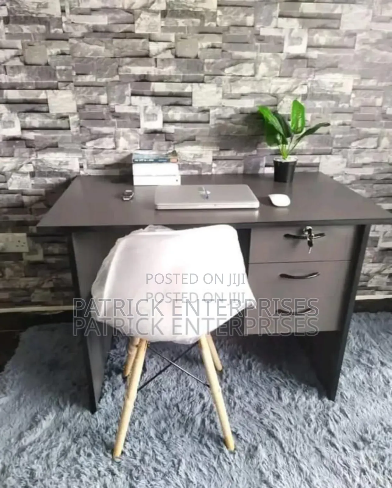 Office/Study Desk Plus Eames Study Chair