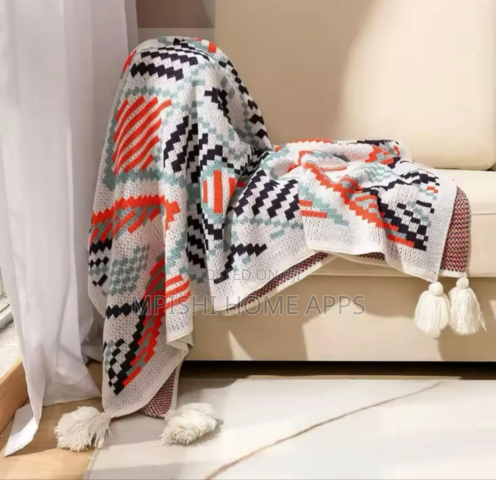 Throw Blanket - Knitted
