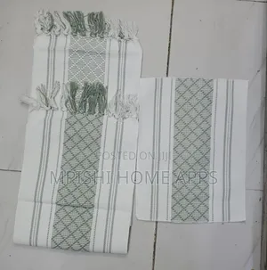 Braided Woven Table Runner With 6pcs Mats