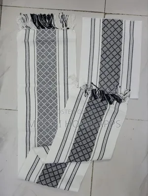 Braided Woven Table Runner With 6pcs Mats
