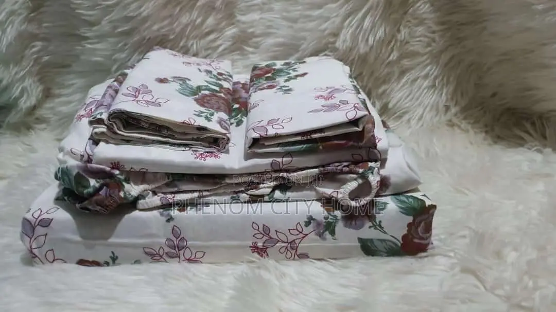 Pattern Fitted Bedsheet Set Available