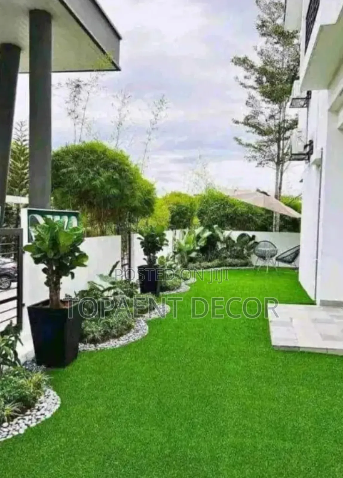 Compound Artificial Green Grass Carpet