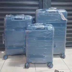 3in1 Exec Rubber Travel Suitcase Navy Blue Color
