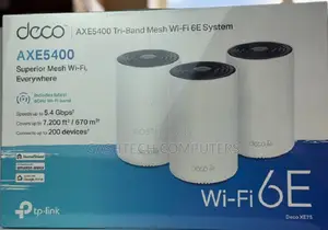 Tp-Link Deco XE75(3-pack) AXE5400 Whole Home Mesh Wi-Fi 6E