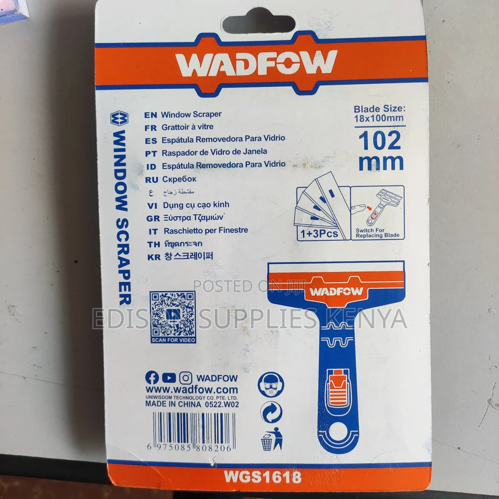 Scraper Tile Wadfow Glass Scraper Paint Stripper Knife Tool