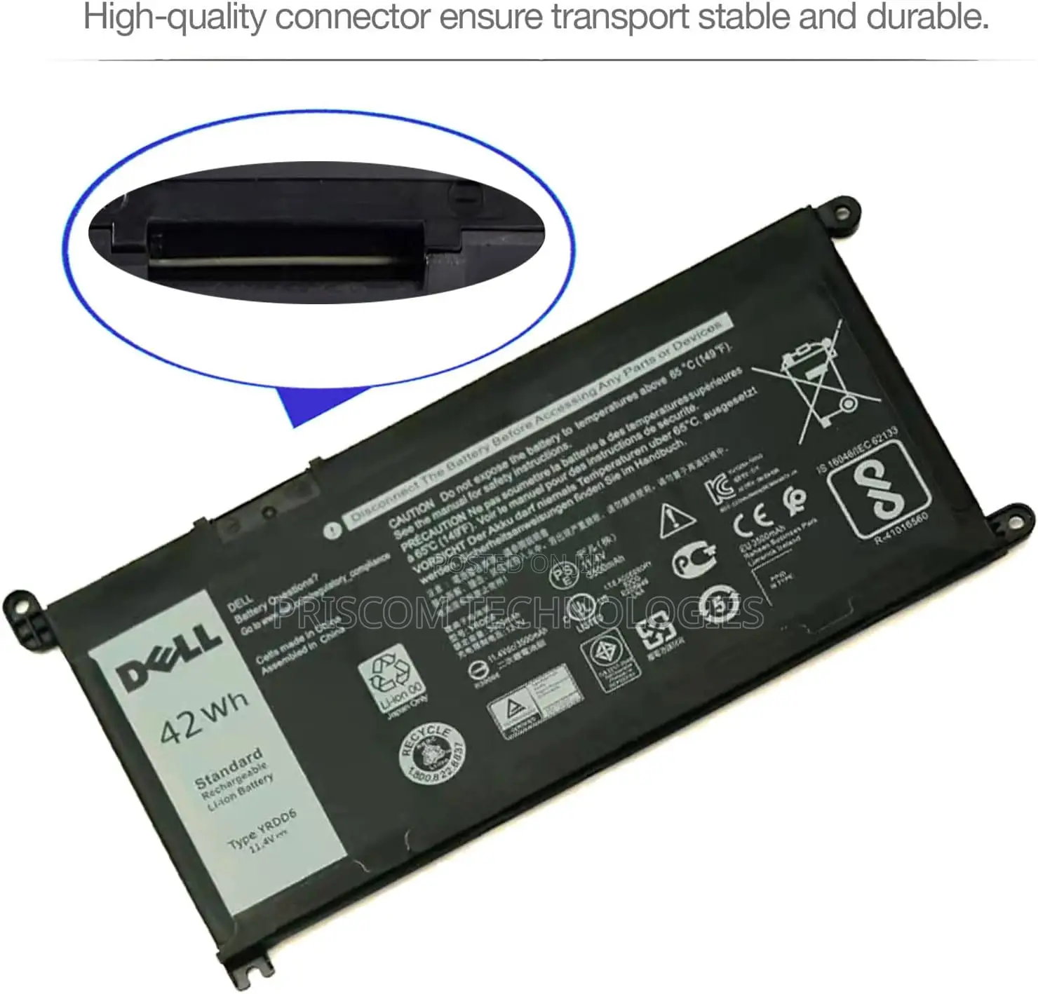 Dell Yrdd6 Battery for Inspiron 14 5482 , Inspiron 14 5000
