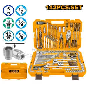 Hkthp21421 142pcs Combination Tools Set