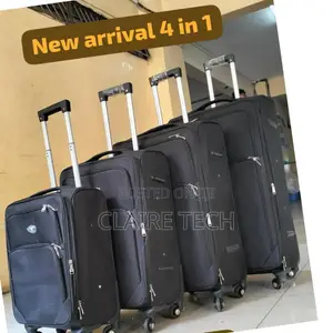 New 4 in 1 Fabric Laxurious Suitcase Briefcase Travel Bag
