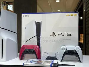 Playstation 5 Slim With 2 Controller Used.
