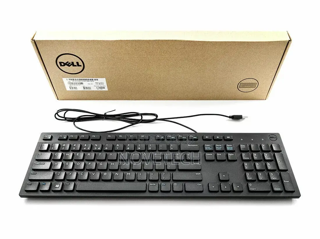 Dell Kb216p Black Wired USB Desktop Computer Keyboard