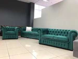 6 Seater Chesterfield Sofa