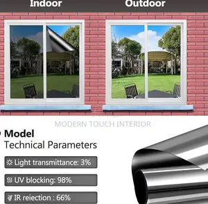 One-Way Reflective Window Film for Maximum Security
